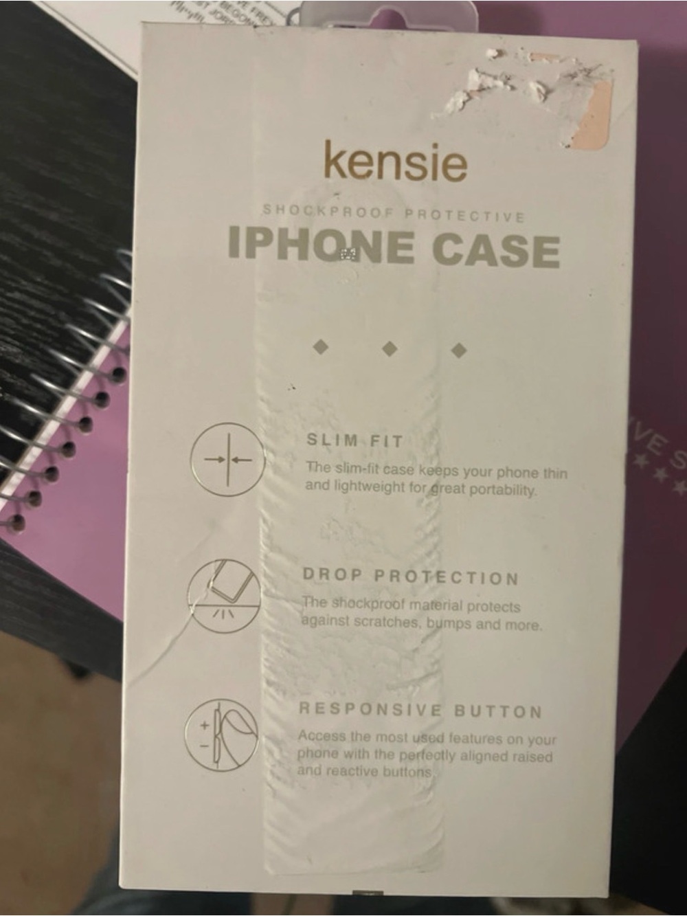 Kensie iPhone Case - White